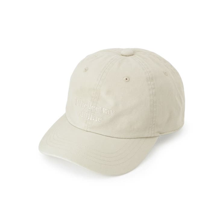 ライトベージュ(051) | 【ウォッシュ加工】ロゴ入りCAP | Dessin