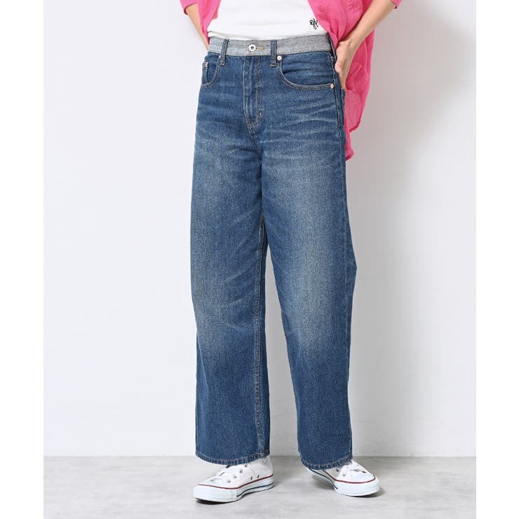 【ユニセックス・洗える】ワイドデニム | Dessin | 詳細画像5 