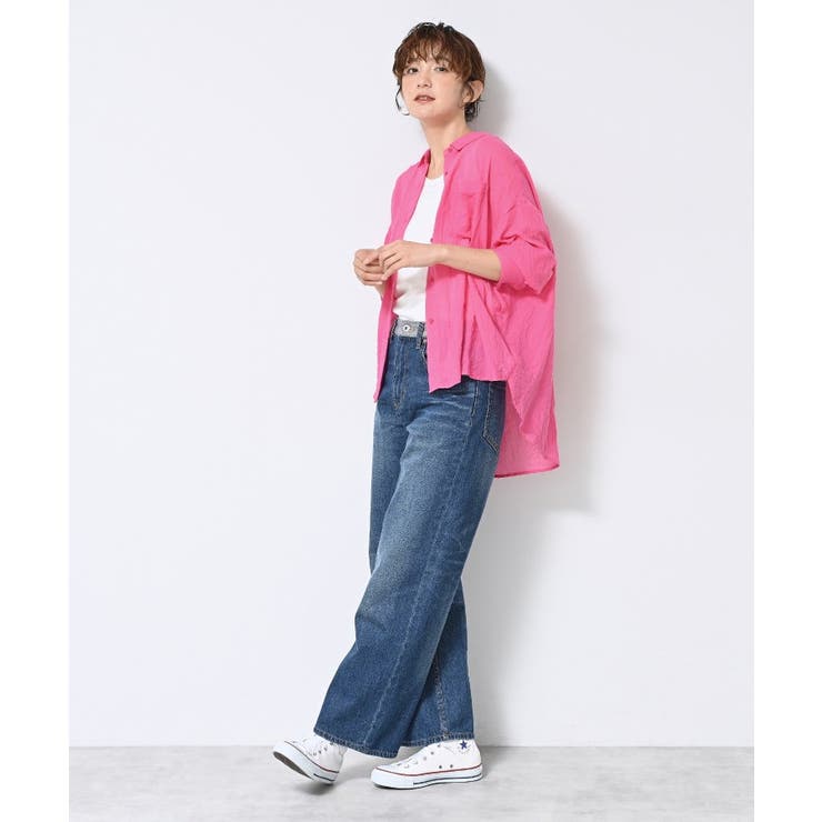 【ユニセックス・洗える】ワイドデニム | Dessin | 詳細画像7 