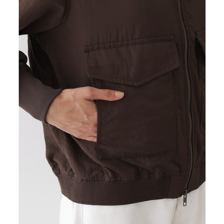 【ユニセックス・軽量】ナイロンブルゾン | Dessin | 詳細画像15 