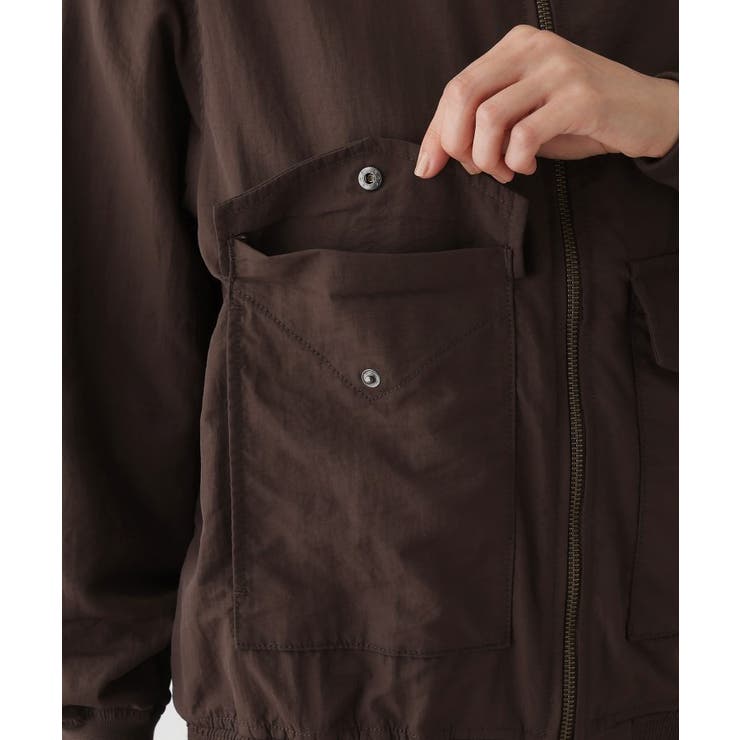 【ユニセックス・軽量】ナイロンブルゾン | Dessin | 詳細画像16 