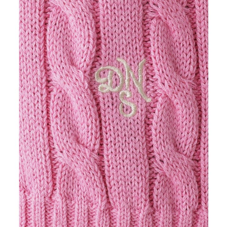 【ユニセックス・洗える】クルーネックケーブルニット | Dessin | 詳細画像8 