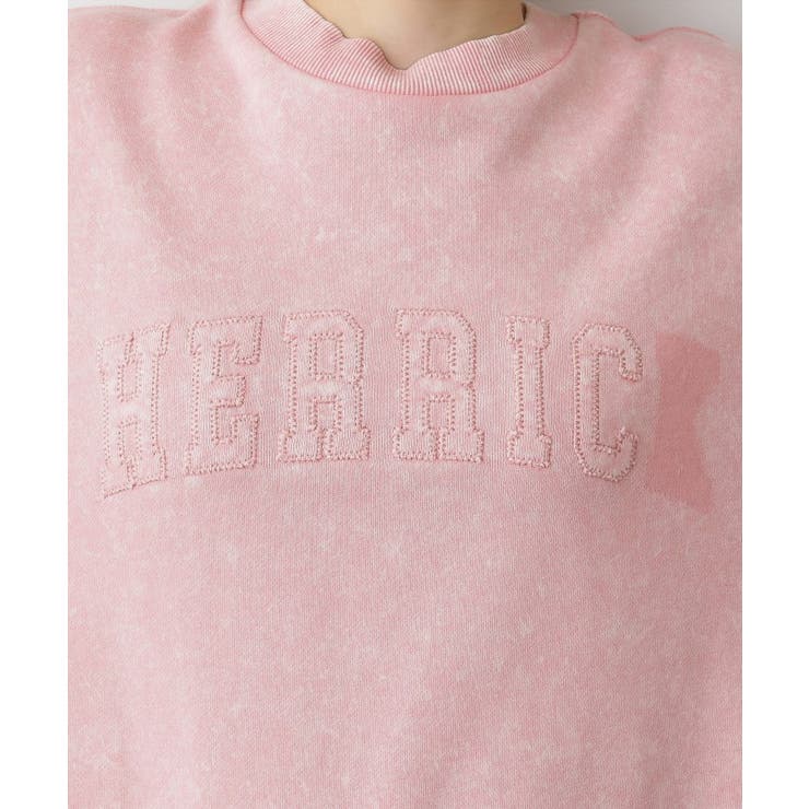 【ユニセックス/洗える】ケミカルウォッシュ裏毛トレーナー | Dessin | 詳細画像8 