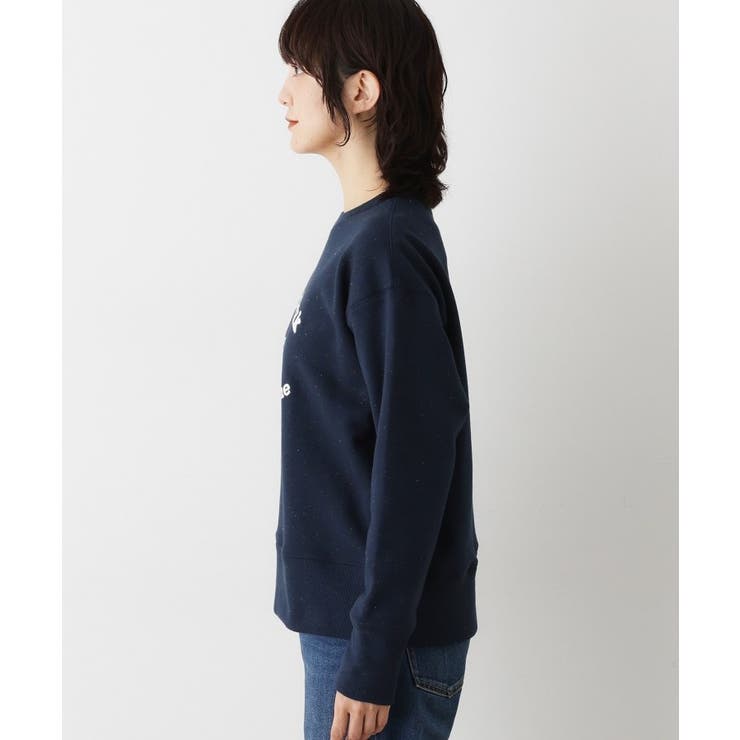 【ユニセックス/洗える】ネップ裏毛スウェットトレーナー | Dessin | 詳細画像14 