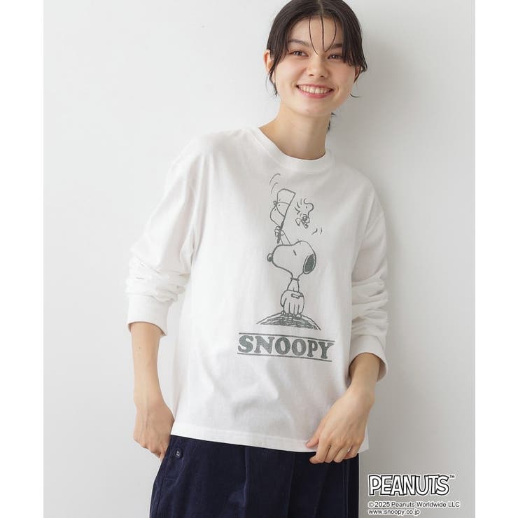 PEANUTSロングTシャツ | Dessin | 詳細画像2 