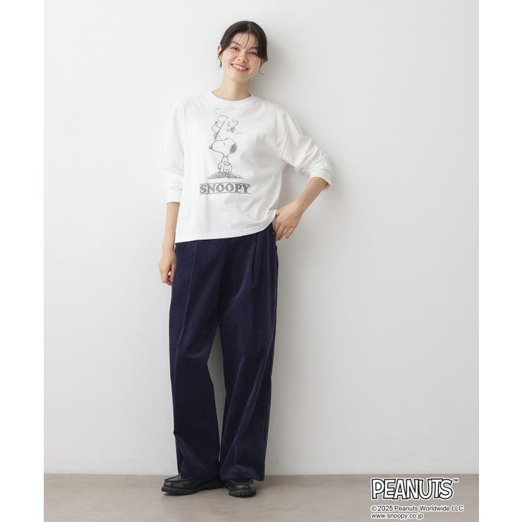 PEANUTSロングTシャツ | Dessin | 詳細画像3 