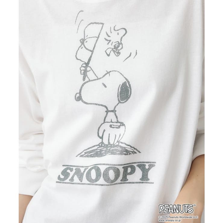 PEANUTSロングTシャツ | Dessin | 詳細画像4 