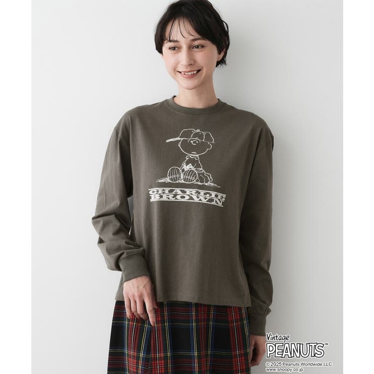 PEANUTSロングTシャツ | Dessin | 詳細画像9 