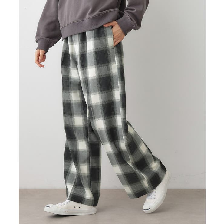 【ユニセックス/ウエストゴム】チェック柄パンツ | Dessin | 詳細画像2 