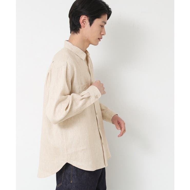 【ユニセックス】リネンシャツ | Dessin | 詳細画像1 