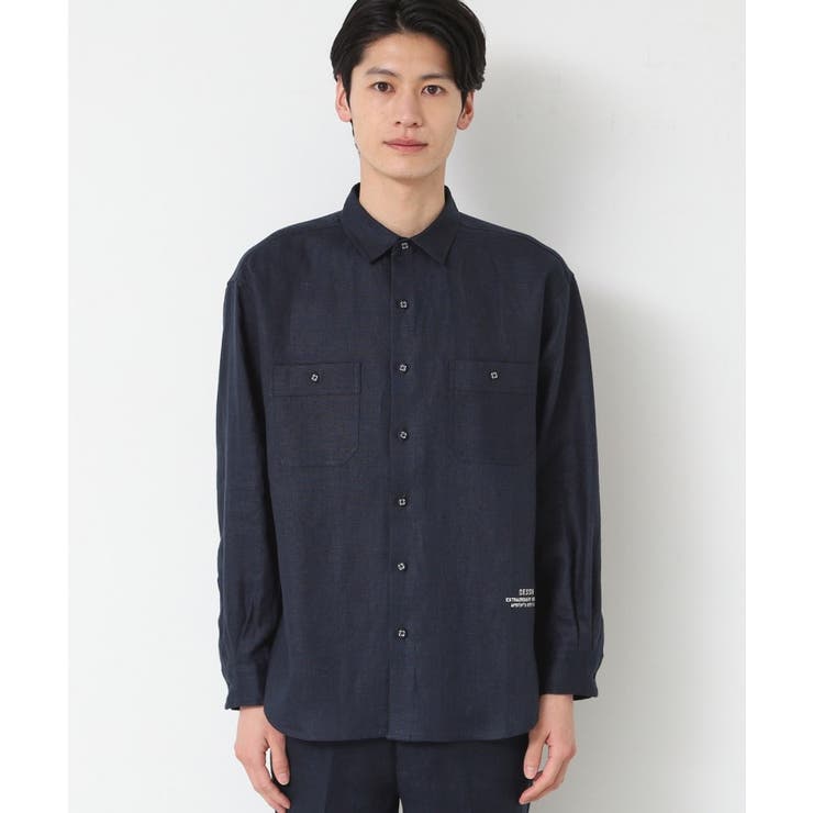 【ユニセックス】リネンシャツ | Dessin | 詳細画像9 