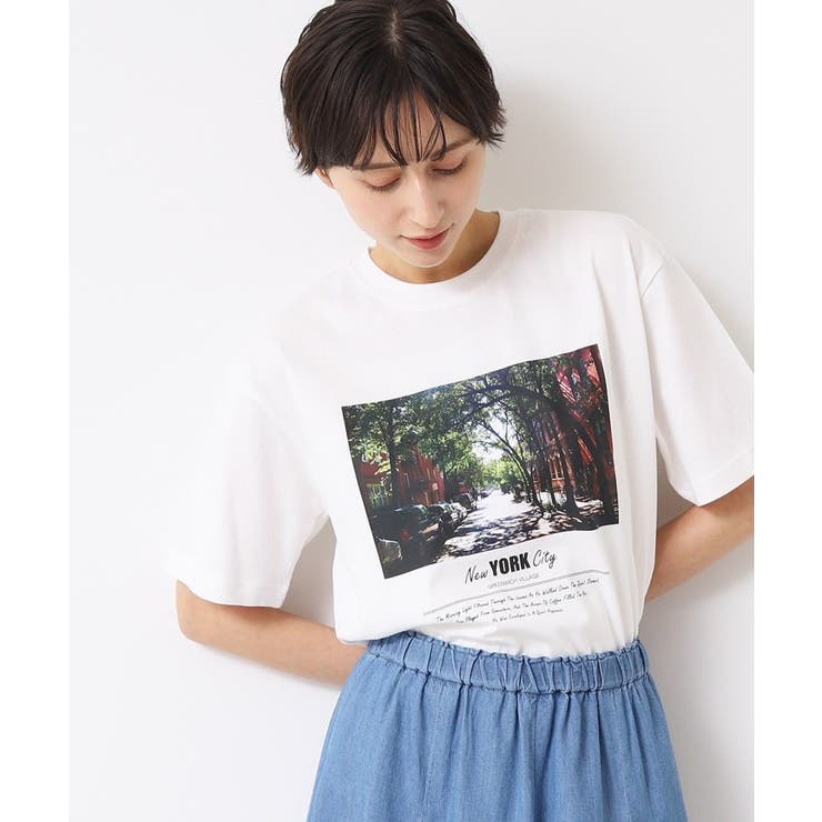 ホワイト(001) | 【ユニセックス】フォトTシャツ | Dessin