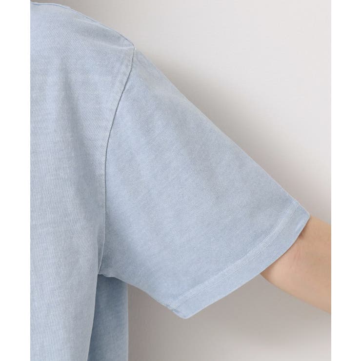 【ユニセックス・洗える】ロゴ入りピグメントTシャツ | Dessin | 詳細画像17 