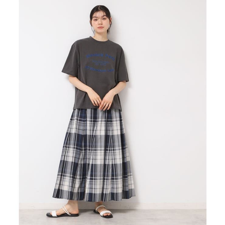 【ユニセックス・洗える】ピグメントロゴTシャツ | Dessin | 詳細画像7 