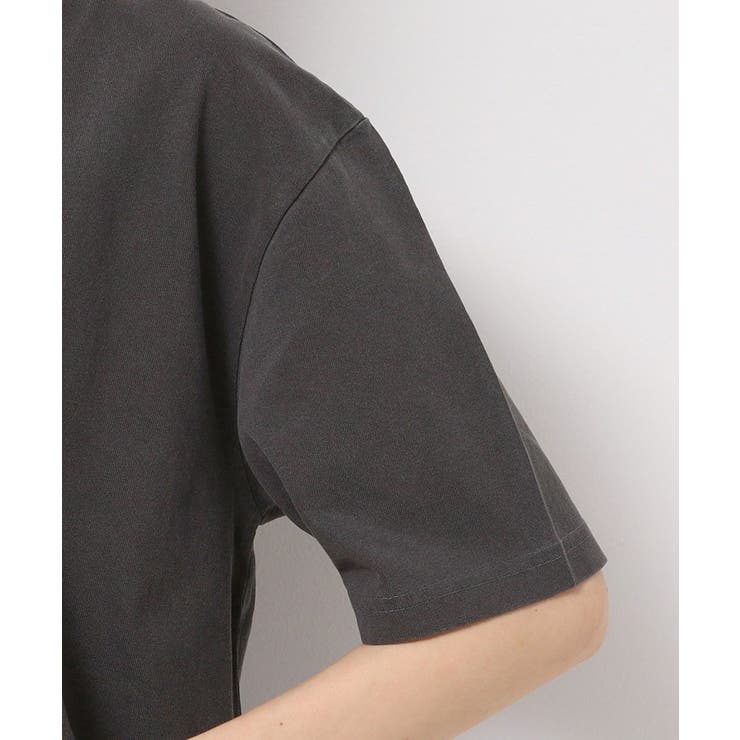 【ユニセックス・洗える】ピグメントロゴTシャツ | Dessin | 詳細画像17 