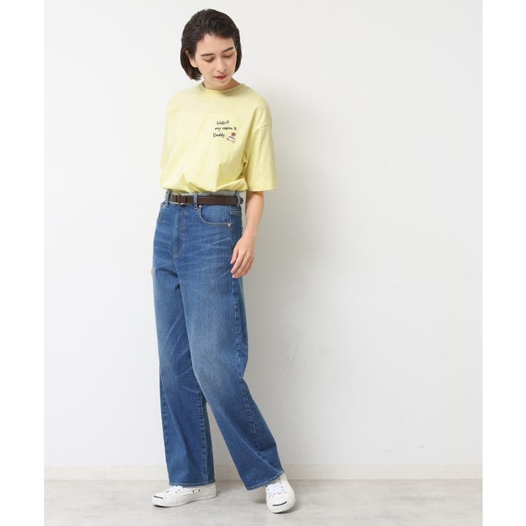 【ユニセックス・洗える】Deddy刺繍入り オーガニックコットンTシャツ | Dessin | 詳細画像7 