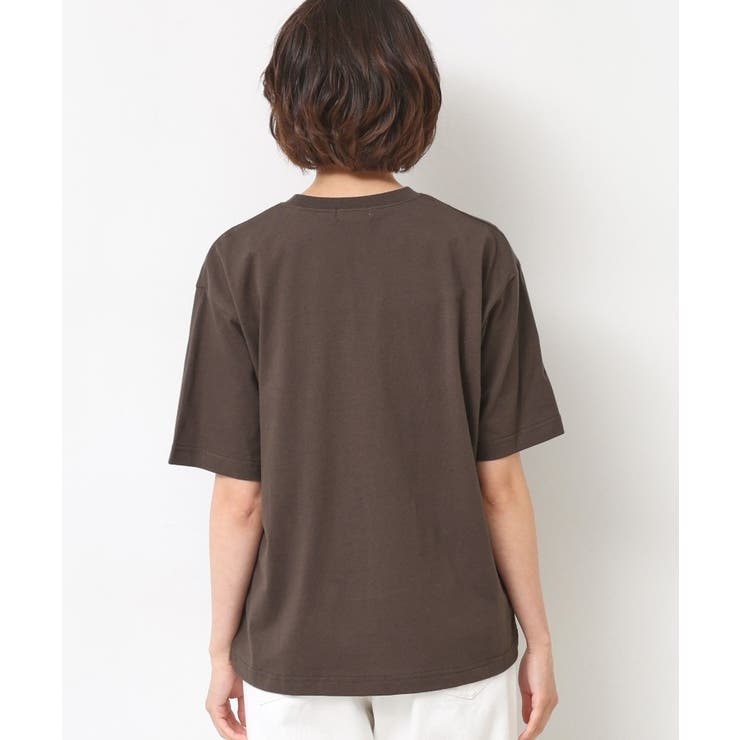 【ユニセックス・洗える】Deddy刺繍入り オーガニックコットンTシャツ | Dessin | 詳細画像15 