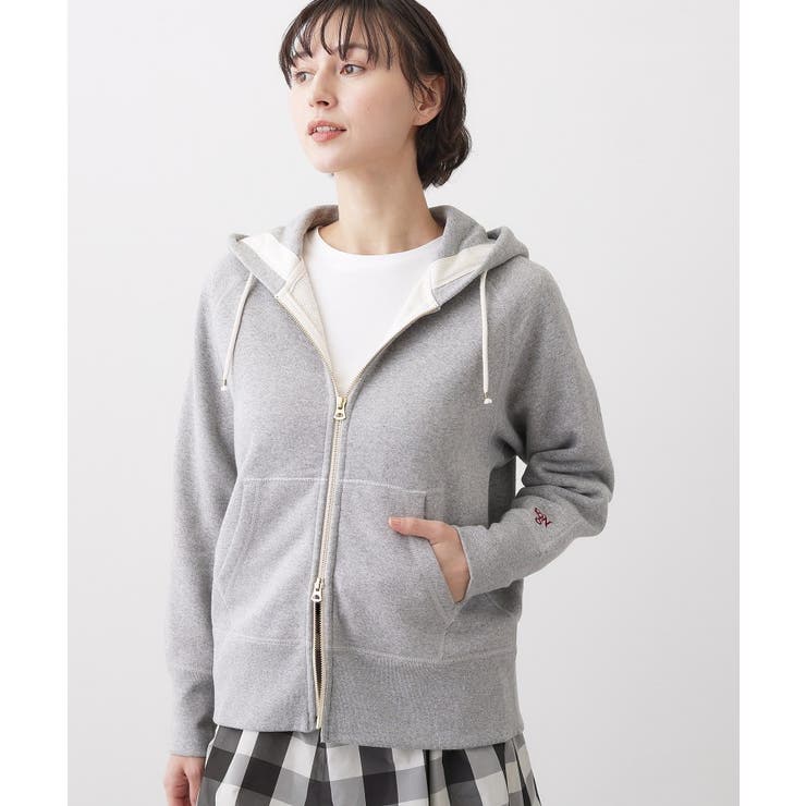 【ユニセックス/洗える】吊り裏毛フーデッドパーカー | Dessin | 詳細画像2 