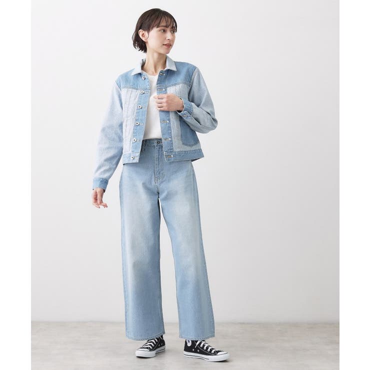 【ユニセックス/2WAY】リバーシブルデニムジャケット | Dessin | 詳細画像5 