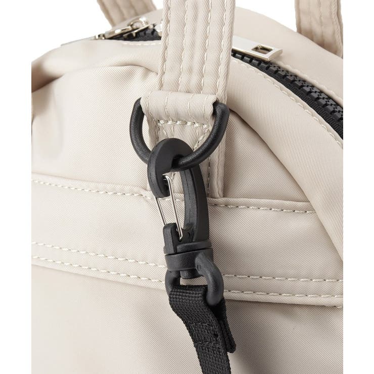 【ユニセックス/軽量】ポリエステルラウンド型２WAYショルダーバッグ | Dessin | 詳細画像18 