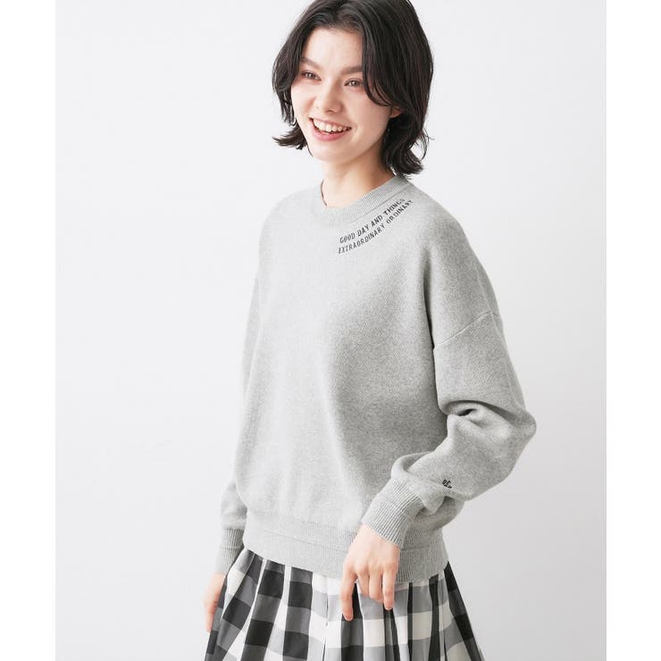 【ユニセックス/洗える】ロゴ刺繍入りコットンジャカード | Dessin | 詳細画像2 