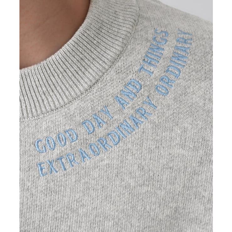 【ユニセックス/洗える】ロゴ刺繍入りコットンジャカード | Dessin | 詳細画像12 