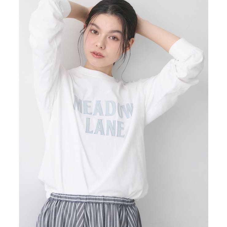 【洗える】コットンロゴロングTシャツ | Dessin | 詳細画像2 