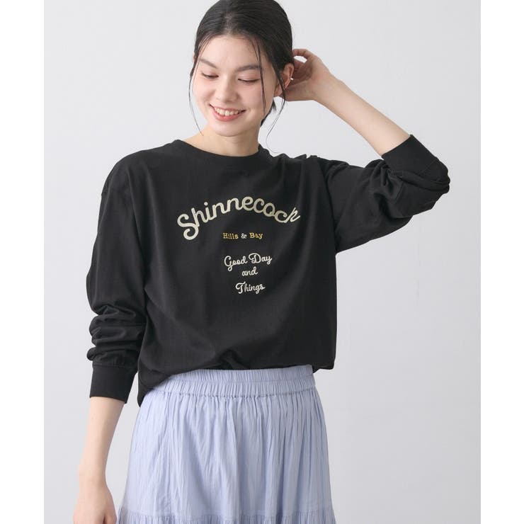 【洗える】コットンロゴロングTシャツ | Dessin | 詳細画像10 