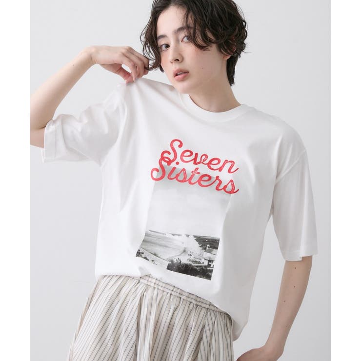 ホワイト(601) | 【ユニセックス/洗える】オーガニックロゴTシャツ | Dessin