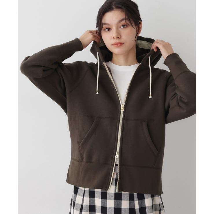 【ユニセックス/洗える】吊り裏毛フーデッドスウェット | Dessin | 詳細画像1 