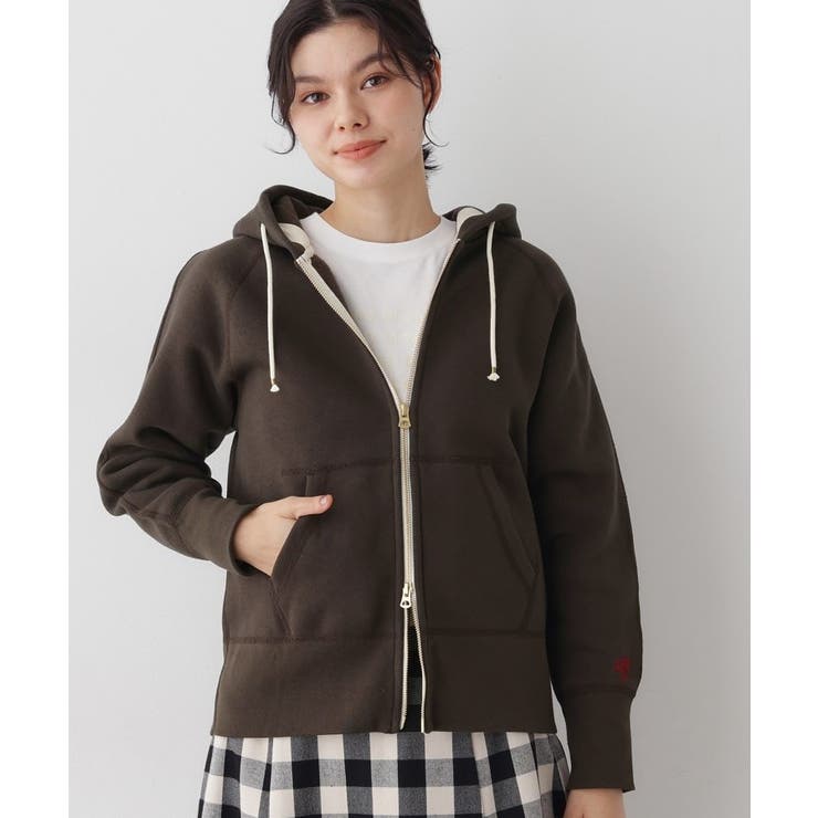 【ユニセックス/洗える】吊り裏毛フーデッドスウェット | Dessin | 詳細画像2 