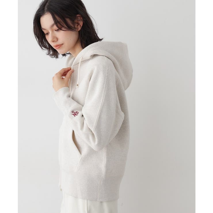 【ユニセックス/洗える】吊り裏毛フーデッドスウェット | Dessin | 詳細画像6 