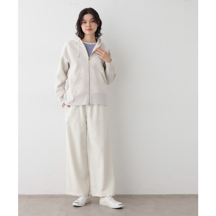 【ユニセックス/洗える】吊り裏毛フーデッドスウェット | Dessin | 詳細画像7 