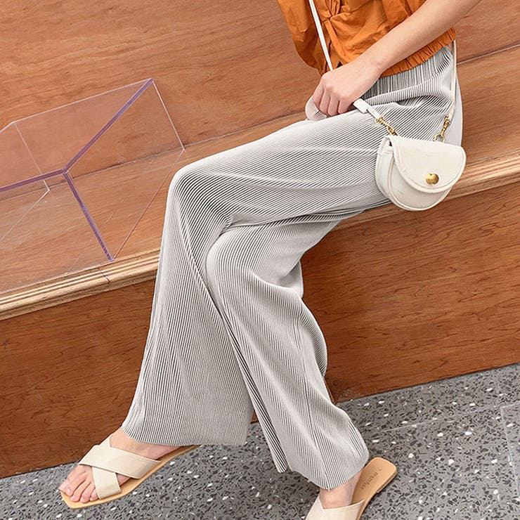 【PT】アコーディオンプリーツワイドパンツ アコーディオンプリーツパンツ プリー… | PREMINA | 詳細画像4 