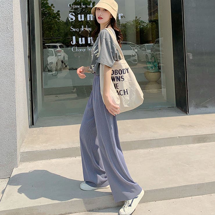 アコーディオンプリーツワイドパンツ アコーディオンプリーツ