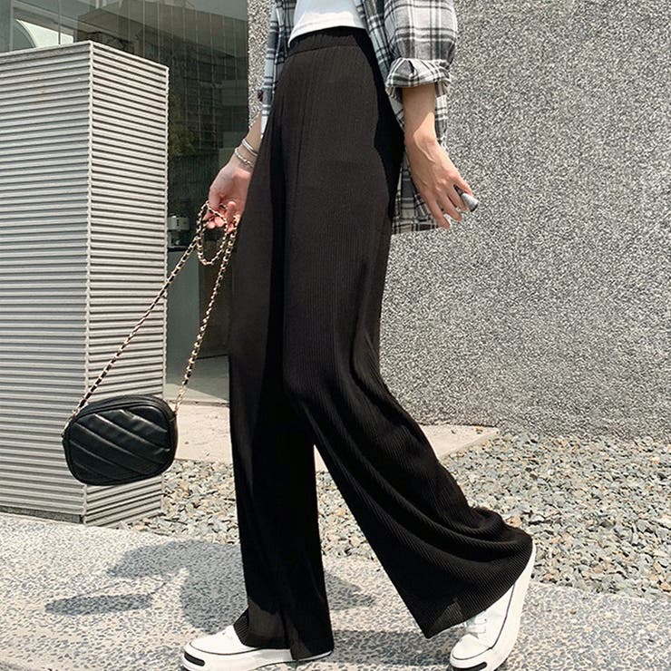 【大人気❤️】シンプルワイドレッグパンツ✨アコーディオンプリーツ　ハイウエスト 楽天市場】パンツ《アコーディオンプリーツルーズワイドパンツ