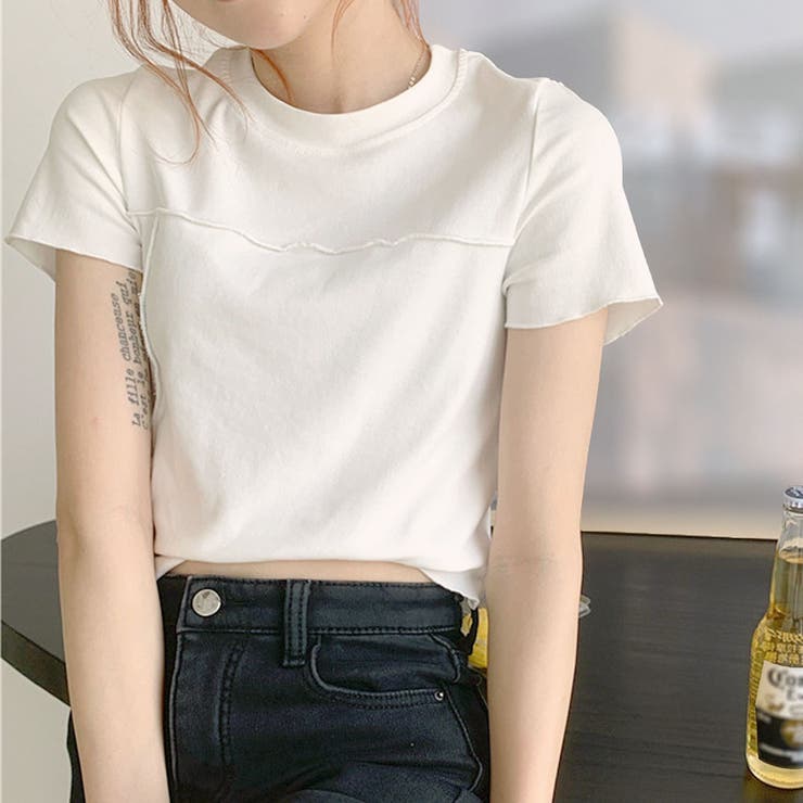 【TS】クロップドミニTシャツ