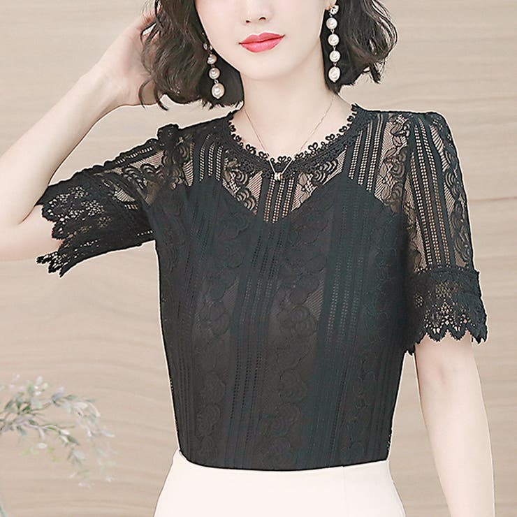 アンティークレースブラウス シンプルレースブラウス 総レース 品番 Yzmu Premina プレミーナ のレディースファッション通販 Shoplist ショップリスト