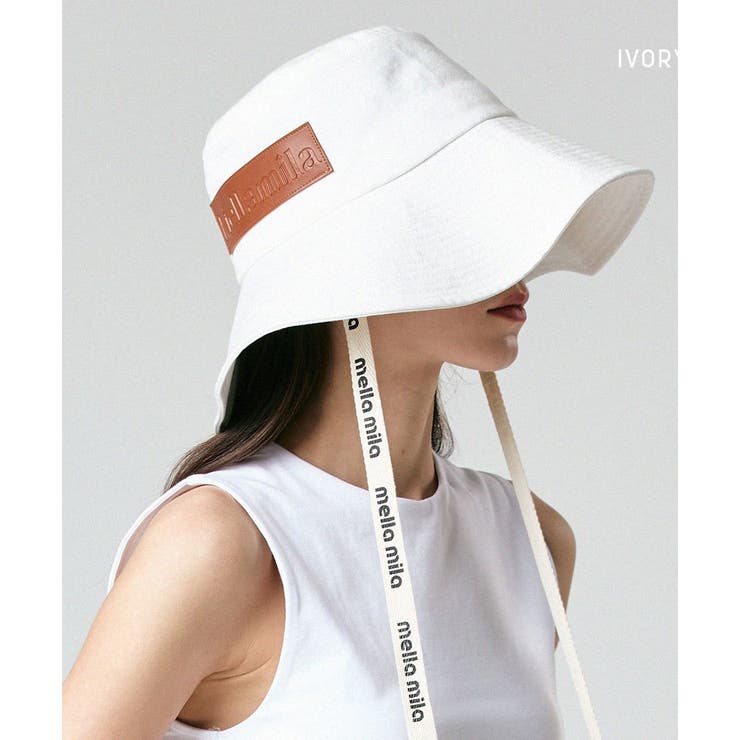 ホワイト | 【mella mila】 DIANA BUCKET HAT | YENNA