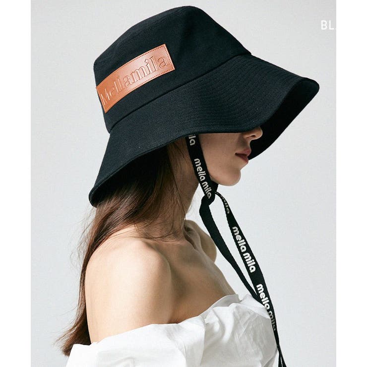ブラック | 【mella mila】 DIANA BUCKET HAT | YENNA