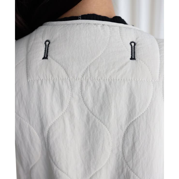 キルティング中綿ベスト | YENNA | 詳細画像3 