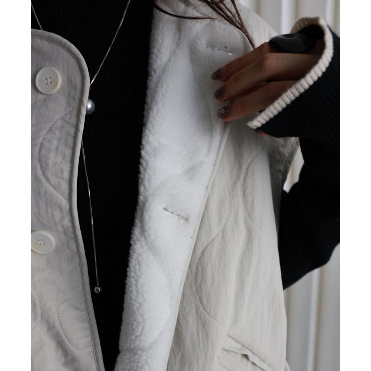 キルティング中綿ベスト | YENNA | 詳細画像4 