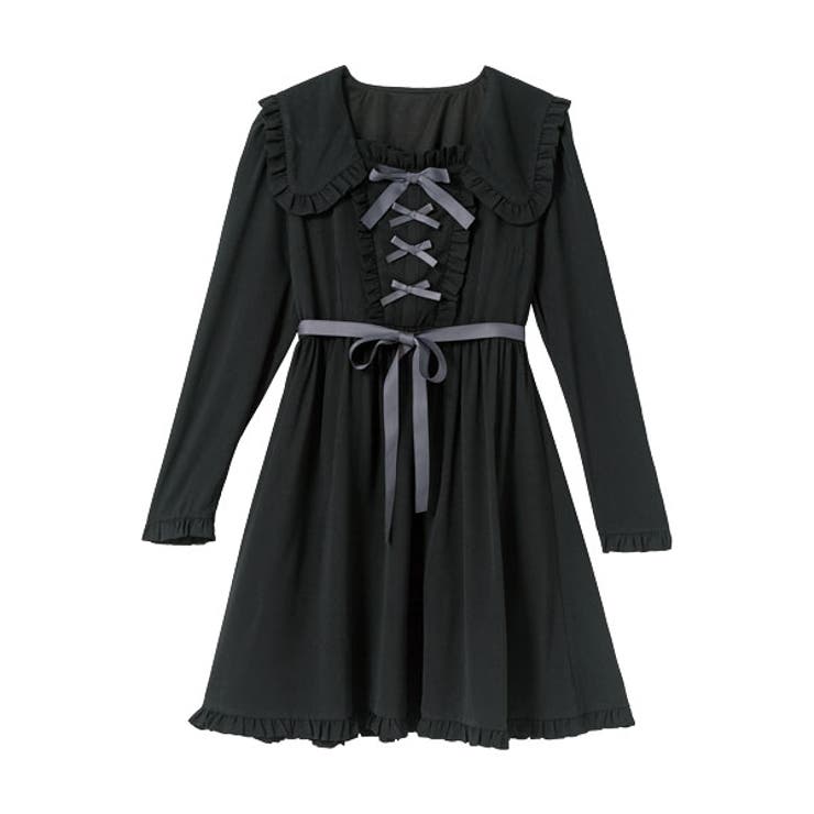 ワンピース Yume 2WAYバタフライクロス&ドレープゆるピタワンピース LIN LX