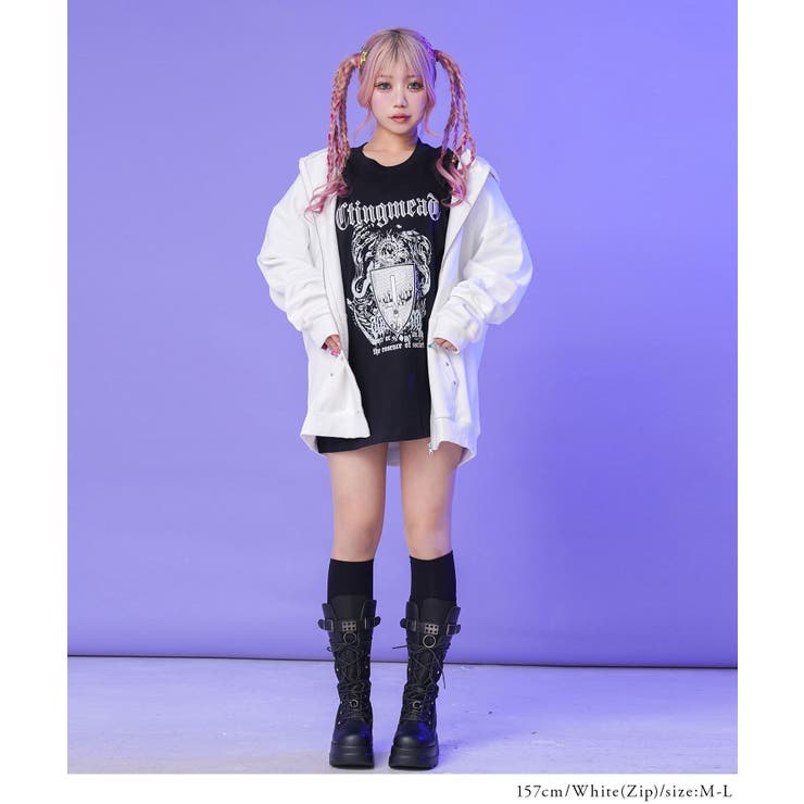 フリルパーカー 韓国系 セール】【forksy.】【セットアップ対応】スウェットオーバー