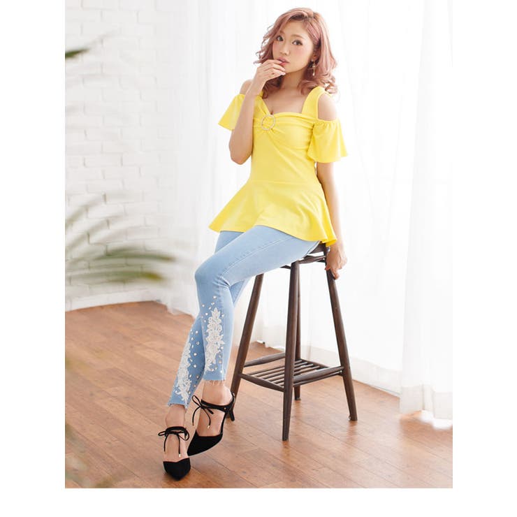 [リボン飾りヒール 大人可愛いミュールサンダル|NL|GL|CS||] | 夢展望 | 詳細画像6 