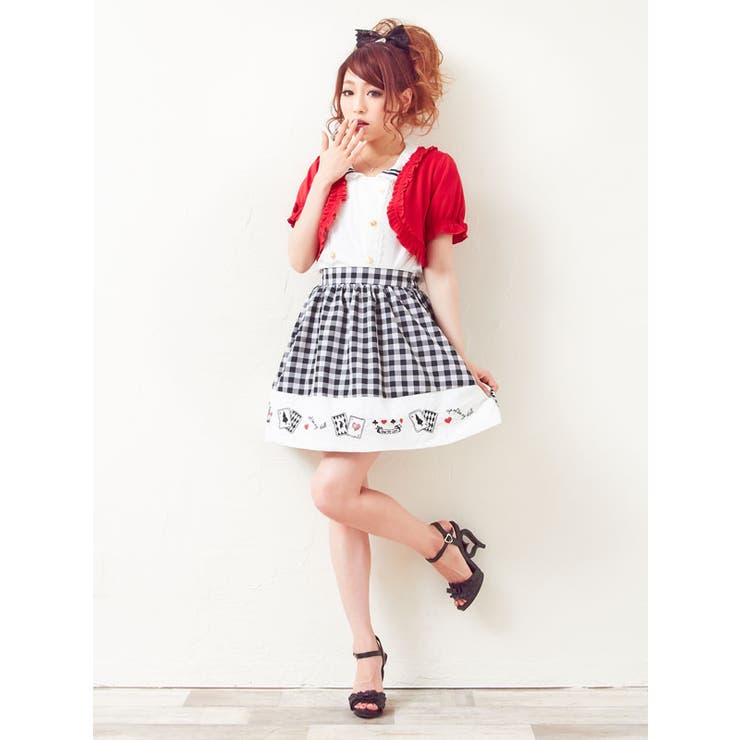 大人気乙女のハートヒール♪スカラップフリル×リボンバイカラー