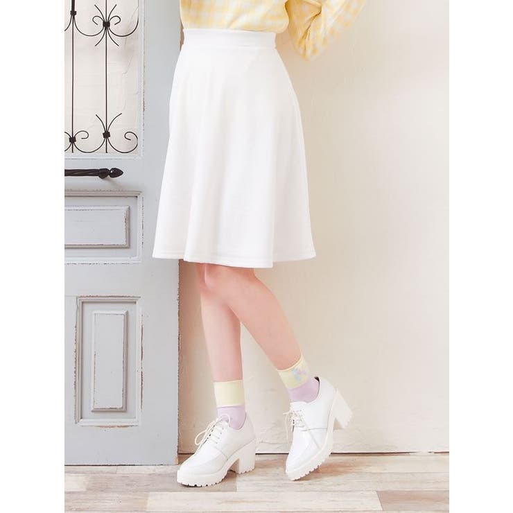 抗菌防臭シルク混 マルチカラー配色サテンリボンラッピングシースルーソックス MR | 夢展望 | 詳細画像10 