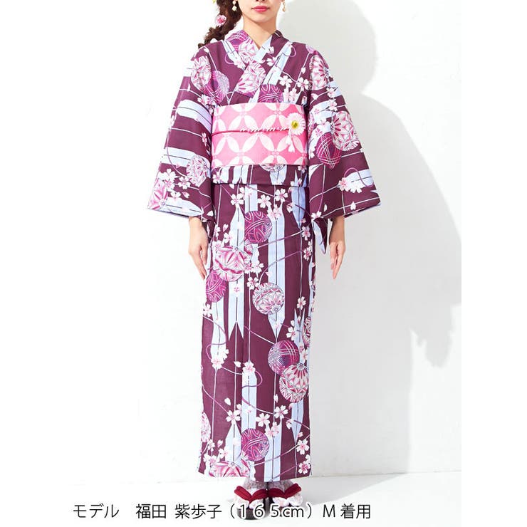 楽天市場】浴衣 レトロ 3点セット(浴衣/帯/下駄) 青系 レッド