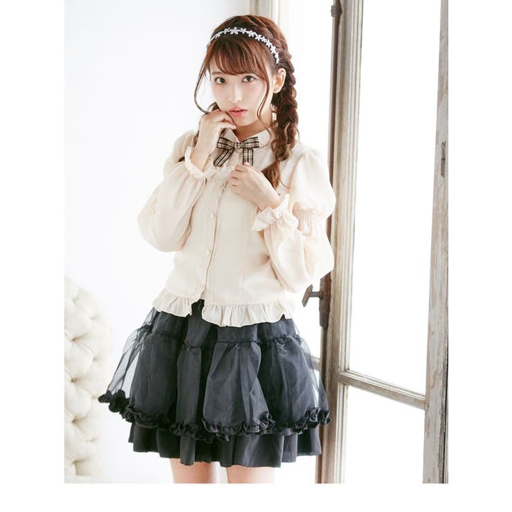 パニエにもなる ギンガムリボンorオーガンジー リバーシブル