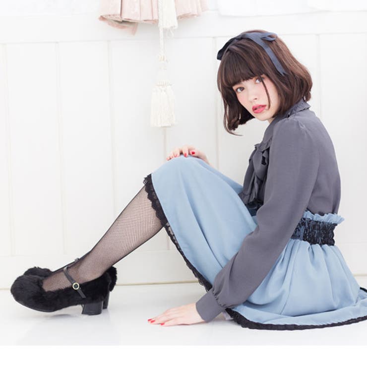 パンプス シンプル定番ロリータ ストラップ[品番：YU000039246